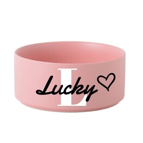 Personalised Ceramic Dog Bowl Custom Pet...